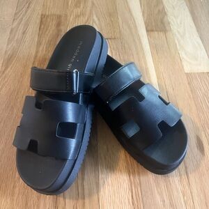 New without tags. Madden Girl black sandals 6.5